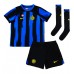 Inter Milan Henrikh Mkhitaryan #22 Replika Hemmatröja Barn 2023-24 Kortärmad (+ Korta byxor)